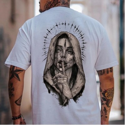 Nun Seduction Printed Men's T-shirt