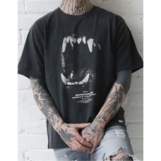 Teeth Print Graphic T-shirt