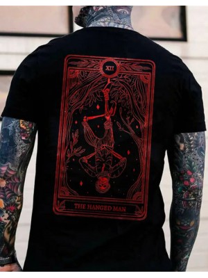 Tarot Hanging Man Print T-shirt
