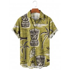 Tropical Tiki Resort Casual Short Sleeve Shirt