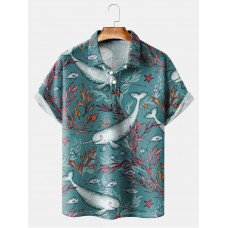 Men's Underwater World Short Sleeve Polo Shirt