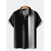 Basic Contrast Short Sleeve Polo Shirt